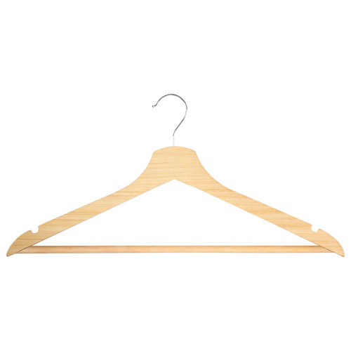 Polished Plywood Ultra-Slim Flat Hangers For the Bedroom