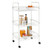 Kleinn White Wire Basket Trolley for the Garage