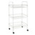 Kleinn White Wire Basket Trolley for the Utility Room