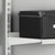 Black & White Adjustable Steel Shelving Kit - 3 Steel Shelves for the Bedroom