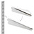 Black & Glass Adjustable Shelving - 4 Glass Shelves, 8 U-Brackets for the Bedroom
