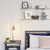 Black & Glass Adjustable Shelving - 4 Glass Shelves, 8 U-Brackets for the Living Room