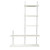 White Adjustable Shelving - 5 Wooden Shelves  for the Kitchen