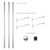 Walli Mounted Clothes Rail - 3 m for the Utility Room