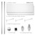 Kombii Rail and Shelf - 1800mm for the Living Room