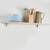 Hylla wall shelf with chrome clips 600 x 300mm for the Kitchen