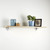 Hylla wall shelf with chrome clips 900 x 300mm  for the Garage