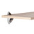 Hylla wall shelf with chrome clips 900 x 300mm  for the Living Room