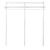 Flexx White Wire Shelf & Clothes Rail - Width 1800mm