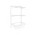 Flexx White Wire Shelf System & Deep Basket - Width 600mm for the Garage