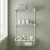 Flexx White Wire Shelf System & Deep Basket - Width 600mm for the Utility Room