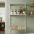 Flexx White Wooden Shelf System & Shallow Basket - Width 600mm for the Kitchen