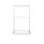 Flexx White Wooden Shelf System & Shallow Basket - Width 600mm for the Utility Room