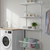 Flexx White Wooden Shelf System & Deep Basket - Width 600mm for the Utility Room