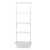 Flexx White Wooden Shelf System & Deep Wire Mesh Basket - Width 600mm for the Garage