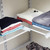 Flexx White Wire Shelf System - 5 Shelves with 2100mm uprights for the Bedroom