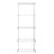 Flexx White Wire Shelf System - 5 Shelves with 2100mm uprights for the Living Room