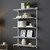 Flexx White Wire Shelf System - 5 Shelves with 2100mm uprights for the Living Room