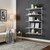 Flexx White Wire Shelf System - 5 Shelves with 2100mm uprights for the Living Room