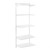 Flexx White Shelf System - 4x Wooden & 1x Wire Shelves with 2100mm uprights for the Garage