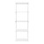 Flexx White Shelf System - 2x Wooden & 3x Wire Shelves with 2100mm uprights for the Kitchen