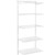 Flexx White Shelf System - 2x Wooden & 3x Wire Shelves with 2100mm uprights for the Kitchen