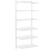 Flexx White Shelf System - 3x Wooden & 3x Wire Shelves with 2100mm uprights for the Bedroom
