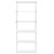 Flexx White Shelf System - 3x Wooden & 3x Wire Shelves with 2100mm uprights for the Living Room