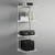 White Adjustable Steel Shelving - 4 Steel Shelves for the Bedroom - W500mm