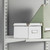 White Adjustable Steel Shelving - 4 Steel Shelves for the Utility Room - W500mm