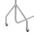 Silver Heavy-Duty Extra Tall Clothes Rail for the Bedroom