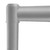Silver Heavy-Duty Extra Tall Clothes Rail for the Bedroom