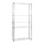 Rear Support Rail for Chrome Wire Shelving Unit for the Utility Room - L750mm
