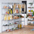 Klassiek Chrome Wire Shelving Unit with Heavy-Duty Wheels - 5 Shelves for the Kitchen - H1875 x W450 x D450 mm