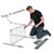 Klassiek Chrome Wire Shelving Unit with Heavy-Duty Wheels - 6 Shelves for the Garage - H1875 x W450 x D450 mm