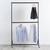 Black Heavy-Duty 2-Tier Clothes Rail for the Utility Room