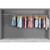 Kubbi Alcove Hanging Clothes Rail for the Utility Room - 6 m