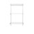 Flexx White Wire Shelf System - 3 Shelves with 1200mm uprights for the Utility Room