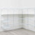 Flexx White Wire Shelf System - 4 Shelves with 1500mm uprights for the Garage
