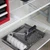 Flexx White Wire Shelf System - 4 Shelves with 1500mm uprights for the Garage