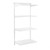 Flexx White Shelf System for the Kitchen - 3x Wooden & 1x Wire Shelves with 1500mm uprights