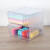 Clear Two Drawer Stackable Cube Storage Container for the Bedroom