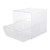 Clear Single Drawer Stackable Cube Storage Container for the Bedroom