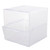 Clear Single Drawer Stackable Cube Storage Container for the Bedroom