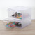 Clear Four Drawer Stackable Cube Storage Container for the Bedroom