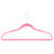 Pink Plastic Hanger with Trouser Bar and Shoulder Notches for the Bedroom
