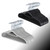Textured Black Plastic Hangers with Belt Bar