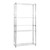 Rear Support Rail for Chrome Wire Shelving Unit for the Bedroom
