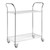 Klassiek Chrome Wire Shelf Trolley for the Utility Room