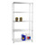 Kleinn Light-Duty Chrome Wire Shelving Unit - 5 Shelves for the Garage